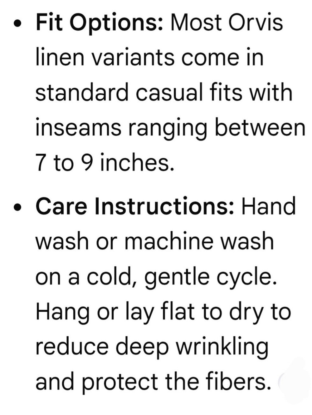 Orvis Men's 100% Linen  Shorts. Size 36 - Picture 9 of 10